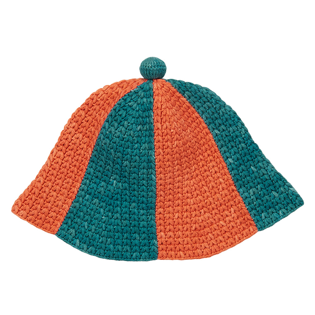 Misha & Puff Baby Crochet Tulip Hat Loch Green