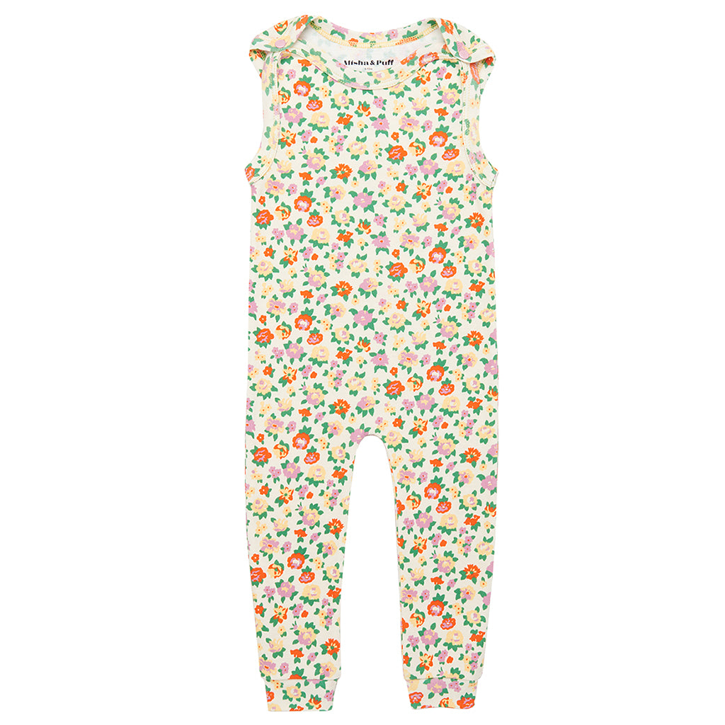Misha &amp; Puff Baby Snap Jumpsuit String And Hazy Lilac Brimfield Floral