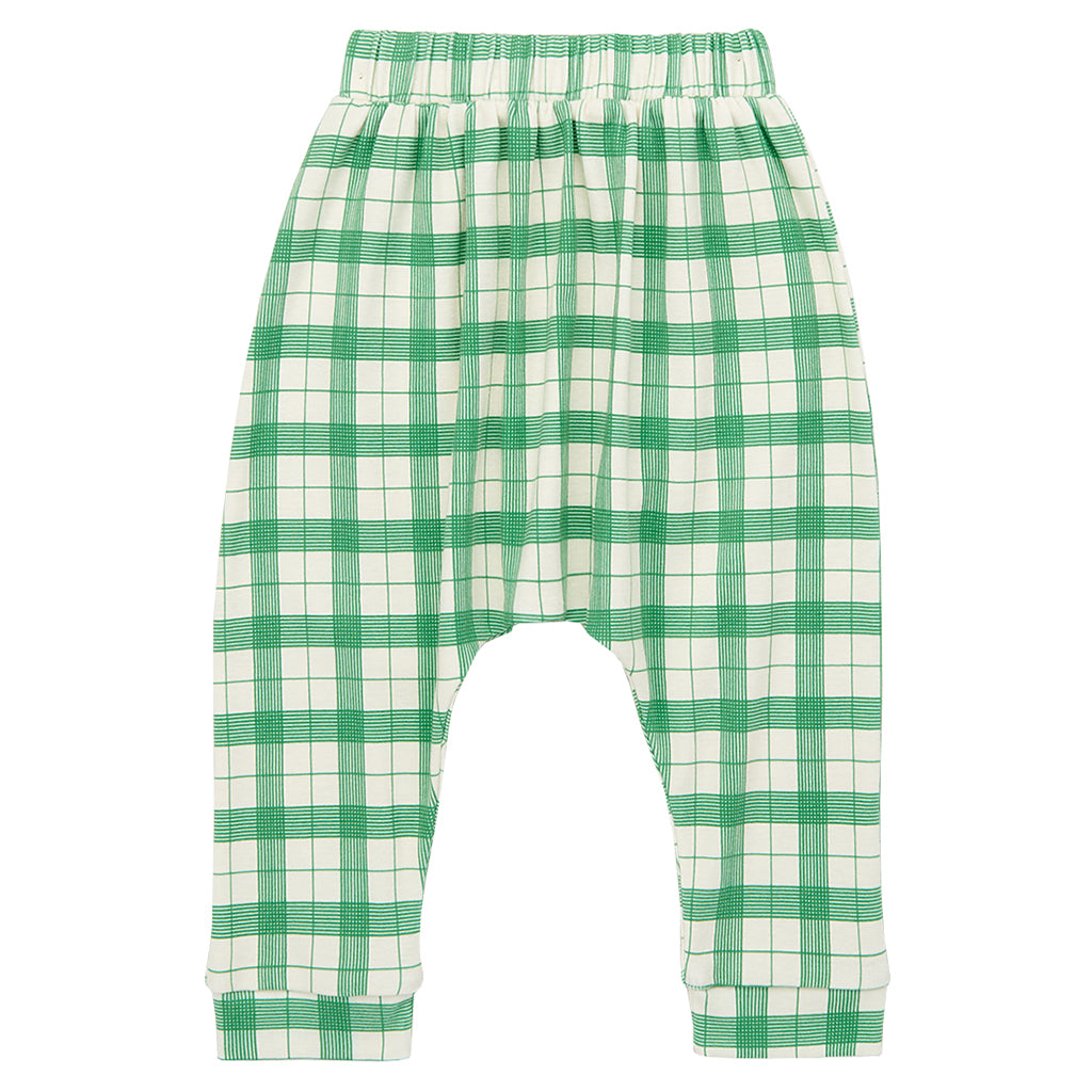 Misha & Puff Baby Gus Pants Piazza Green Checks