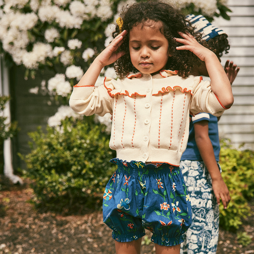Misha & Puff Baby Bloomer Shorts Celestial Blue Botanica