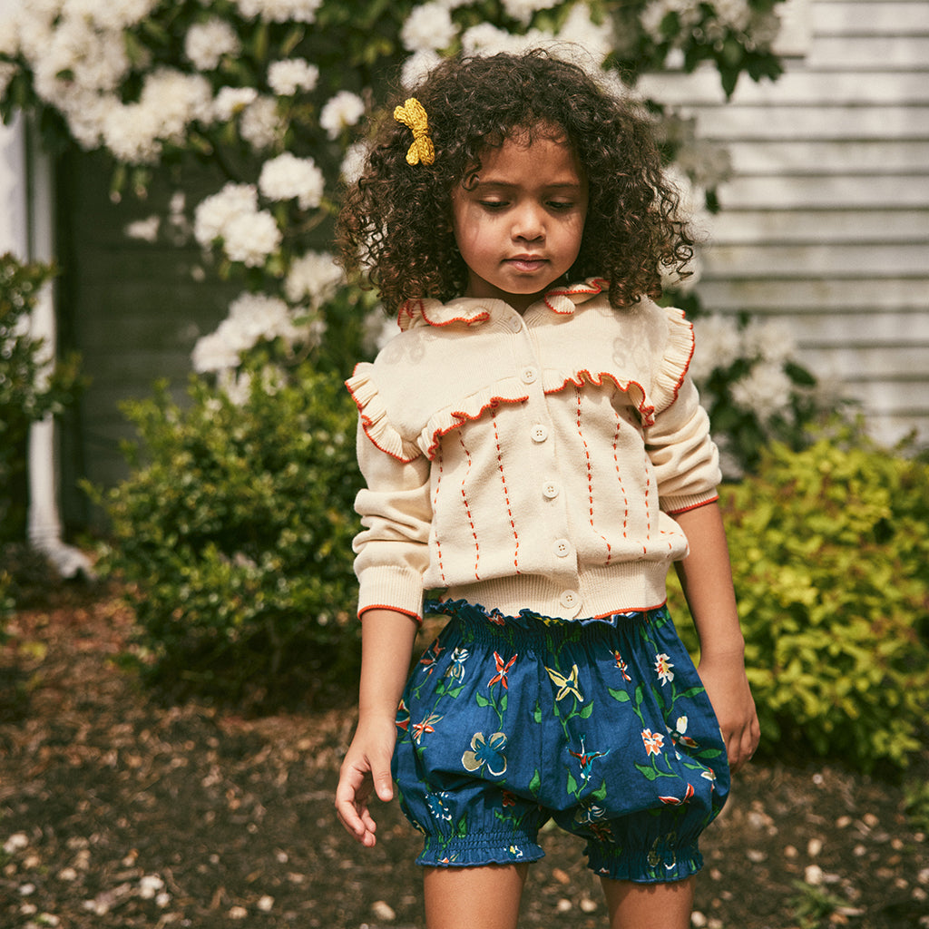 Misha & Puff Baby Bloomer Shorts Celestial Blue Botanica