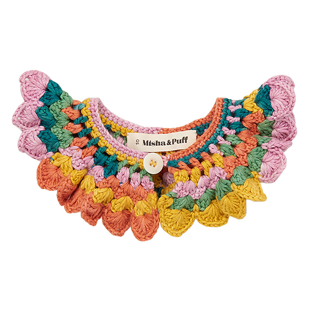 Misha &amp; Puff Child Crochet Joya Collar Spring Mosaic