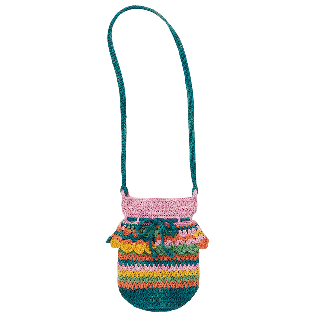 Misha & Puff Child Crochet Joya Shoulder Bag Spring Mosaic