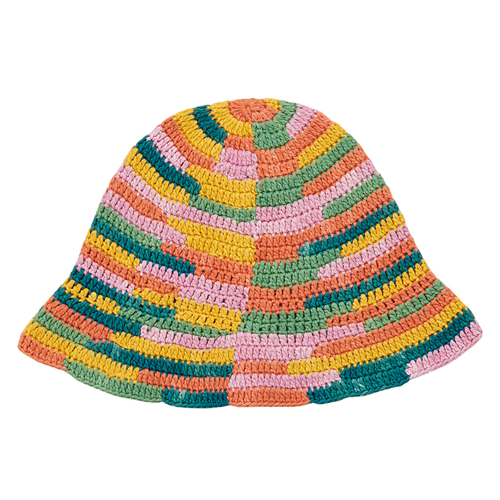 Misha & Puff Child Crochet Beach Hat Spring Mosaic