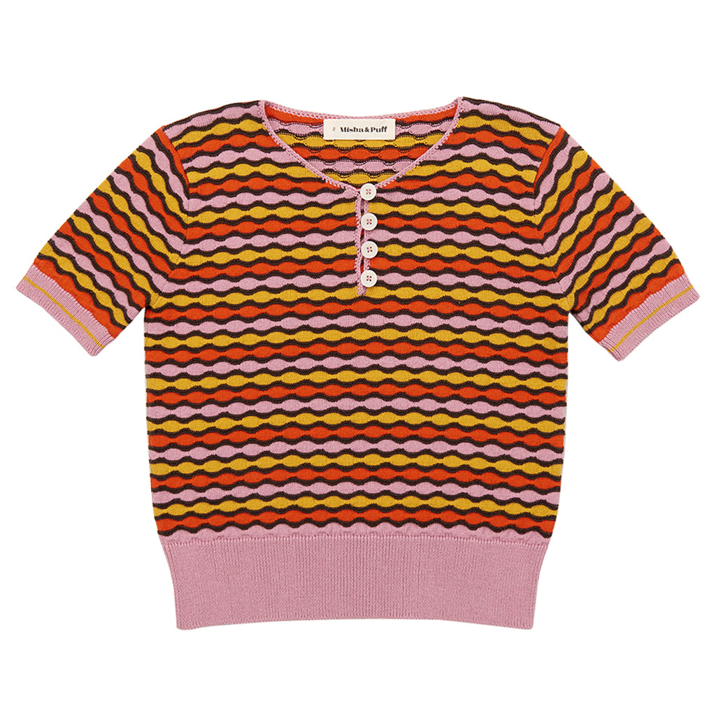 Misha &amp; Puff Child Merengue Carmen T-shirt Hazy Lilac Pink