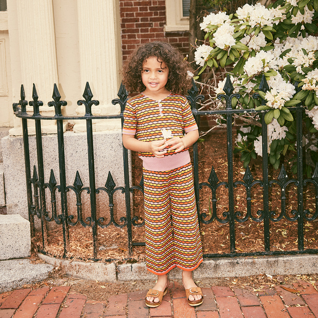 Misha & Puff Child Merengue Carmen T-shirt Hazy Lilac Pink