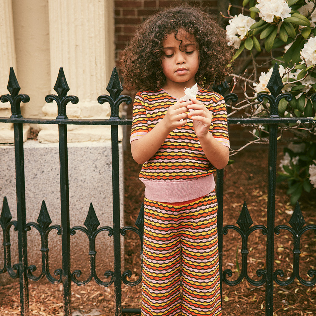 Misha & Puff Child Merengue Carmen T-shirt Hazy Lilac Pink