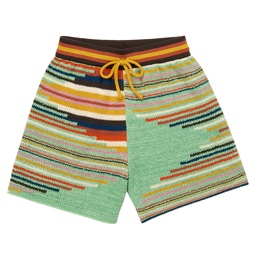 Misha & Puff Child Tapestry Boxer Shorts Peapod Green