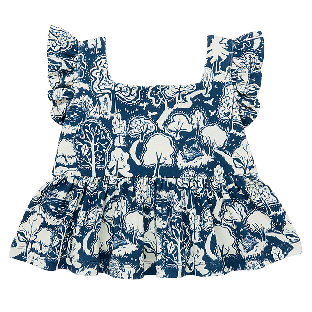 Misha & Puff Child Billie Blouse Celestial Blue Esplanade
