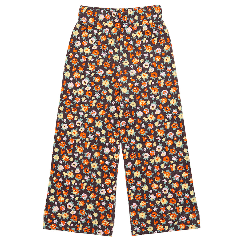 Misha & Puff Child A-Pants Bark Brown Brimfield Floral