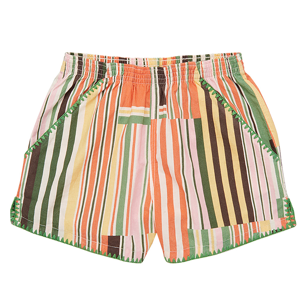 Misha & Puff Child Traveler Shorts Gamberetto Hodgepodge Stripes