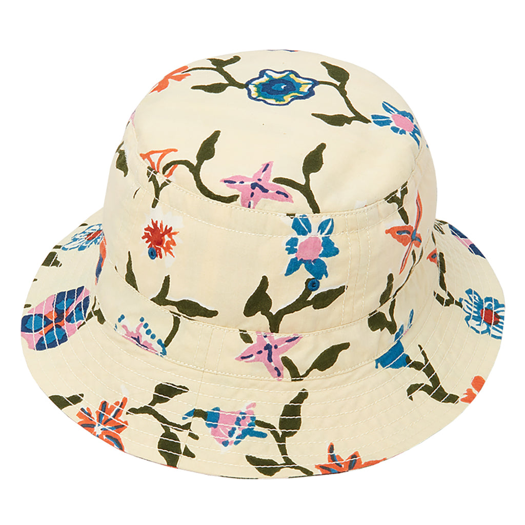 Misha &amp; Puff Child Bucket Hat Alabaster Cream Botanica