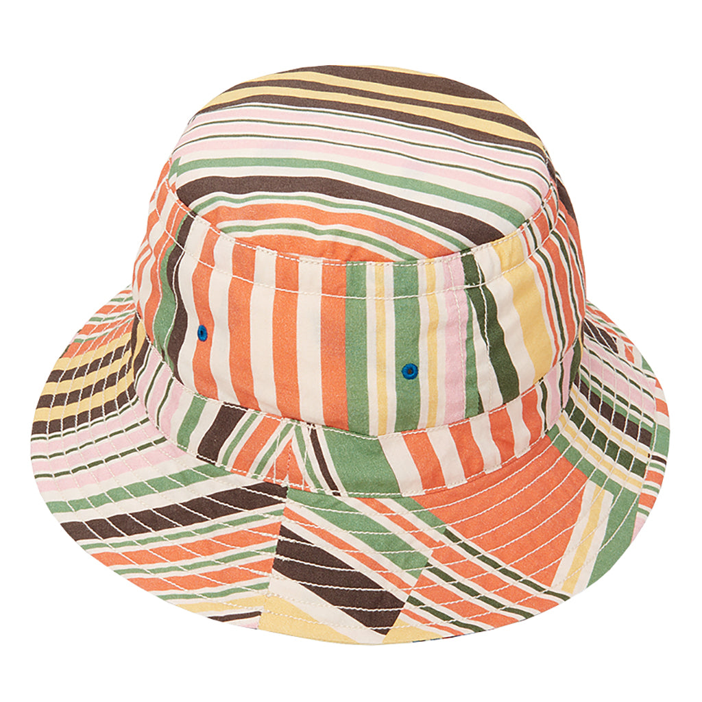 Misha & Puff Child Bucket Hat Gamberetto Hodgepodge Stripes