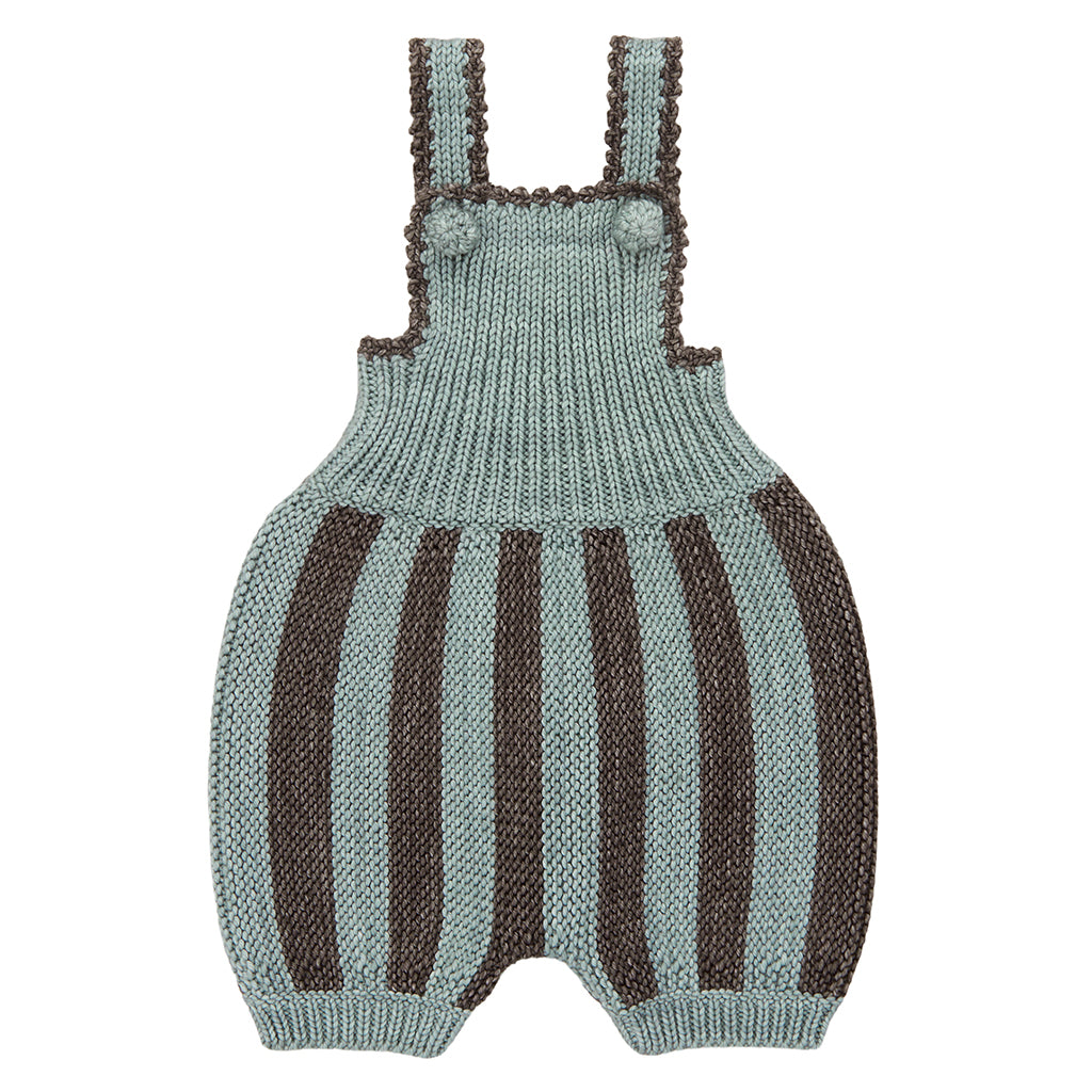 Misha & Puff Baby Circus Stripe Romper Onsen Blue