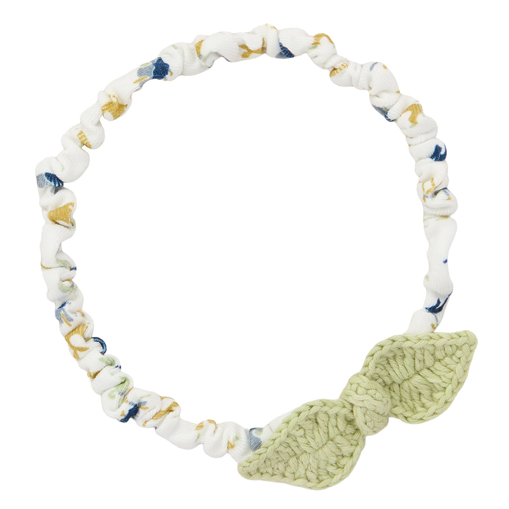 Misha &amp; Puff Baby Leaf Headband Aventurine Green