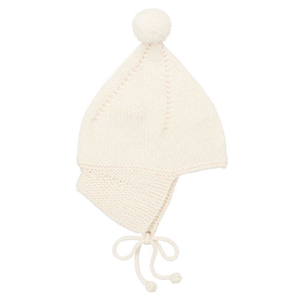 Misha & Puff Baby Pointy Peak Hat Sugar Cream