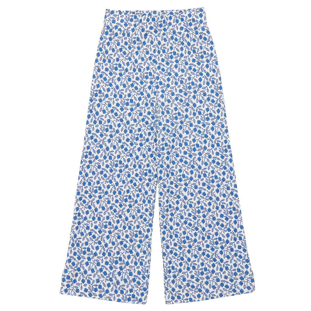 Misha &amp; Puff Child A-Pants Blue Ribbon Lisse Fields Print