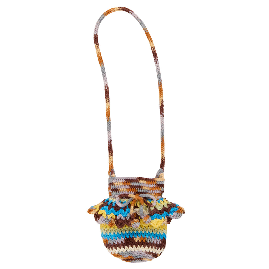 Misha &amp; Puff Child Crochet Joya Shoulder Bag Viola Space Dye