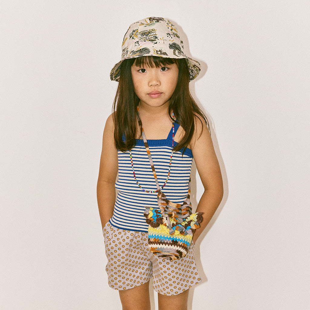 Misha & Puff Child Crochet Joya Shoulder Bag Viola Space Dye