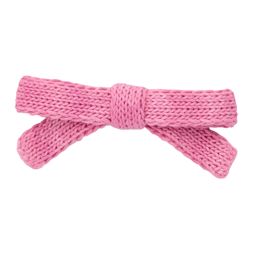 Misha &amp; Puff Child Jumbo Goldie Bow Hair Clip Azalea Pink