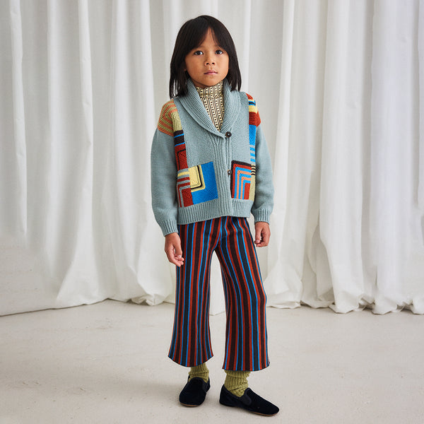 Misha & Puff Child Kingston Pant Multicolour Galaxy Stripe