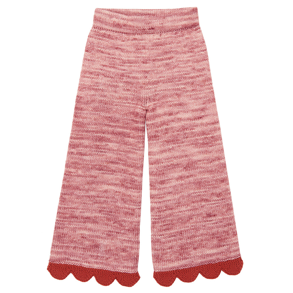 Misha & Puff Child Scallop Edge Pants Prairie Rose Pink