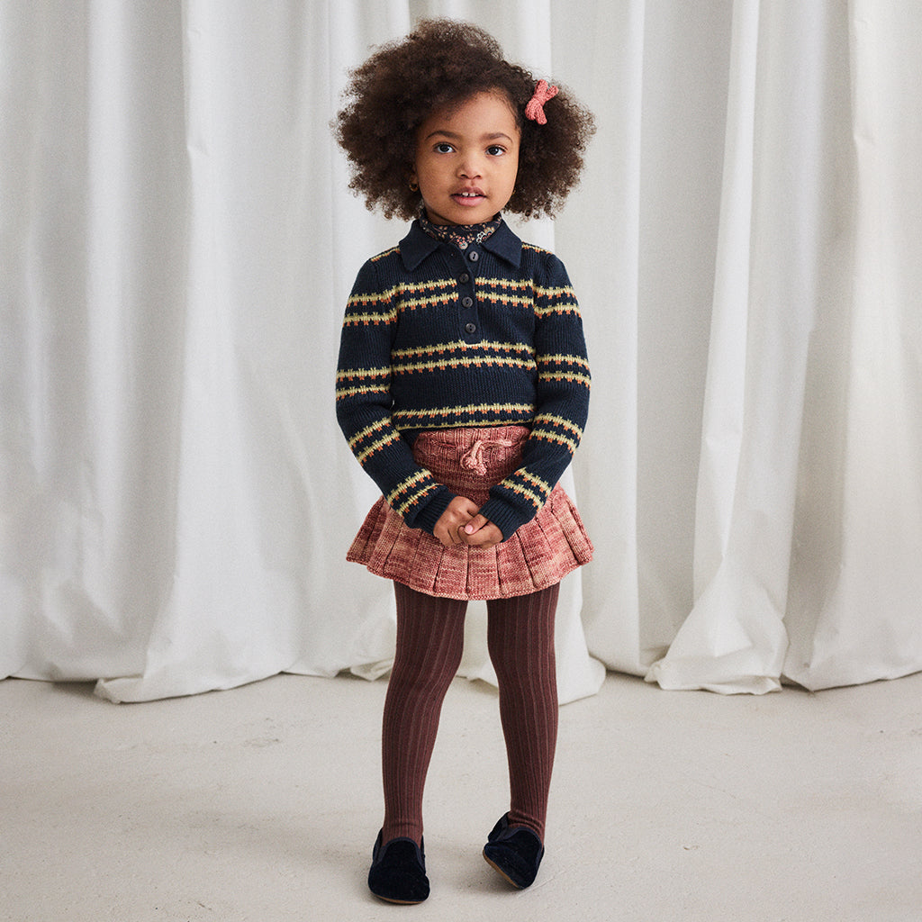 Misha & Puff Child Skating Pond Skirt Prairie Rose Pink