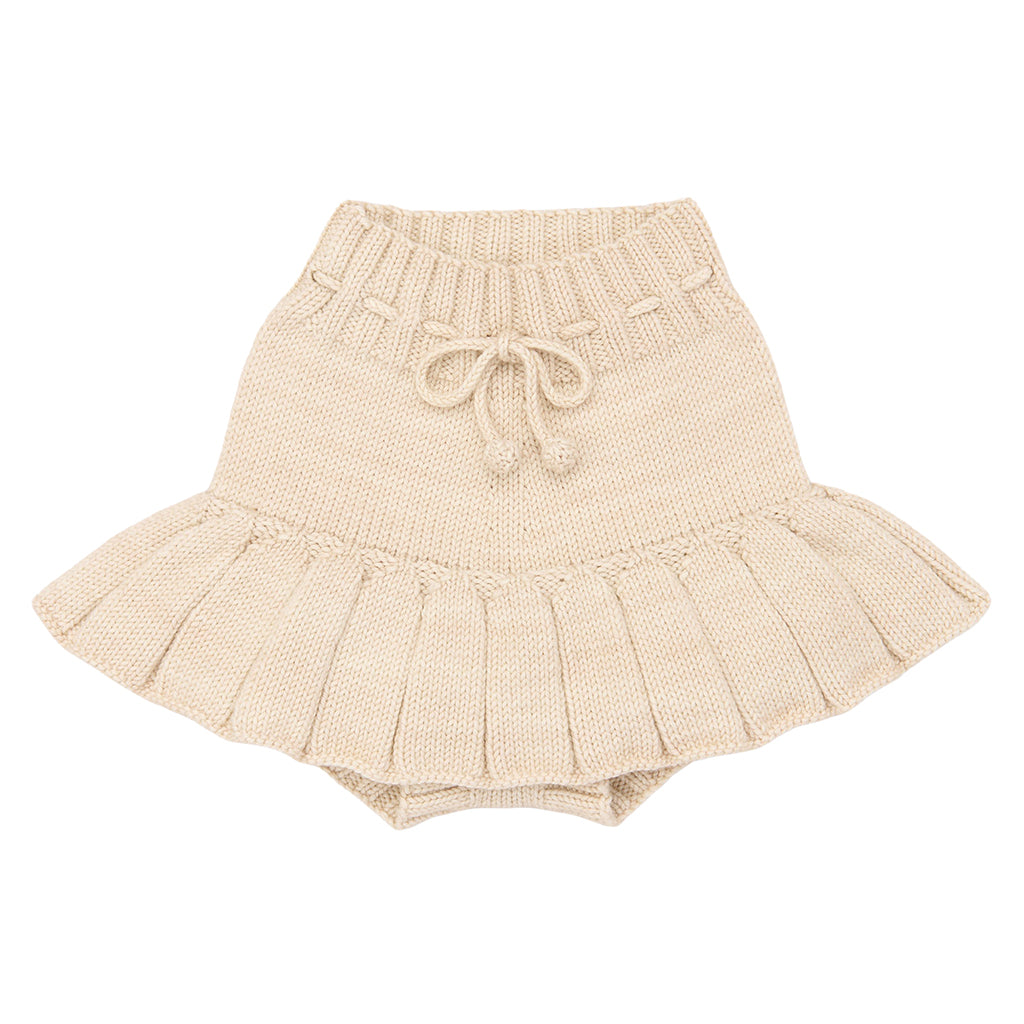 Misha &amp; Puff Child Skating Pond Skirt String Cream