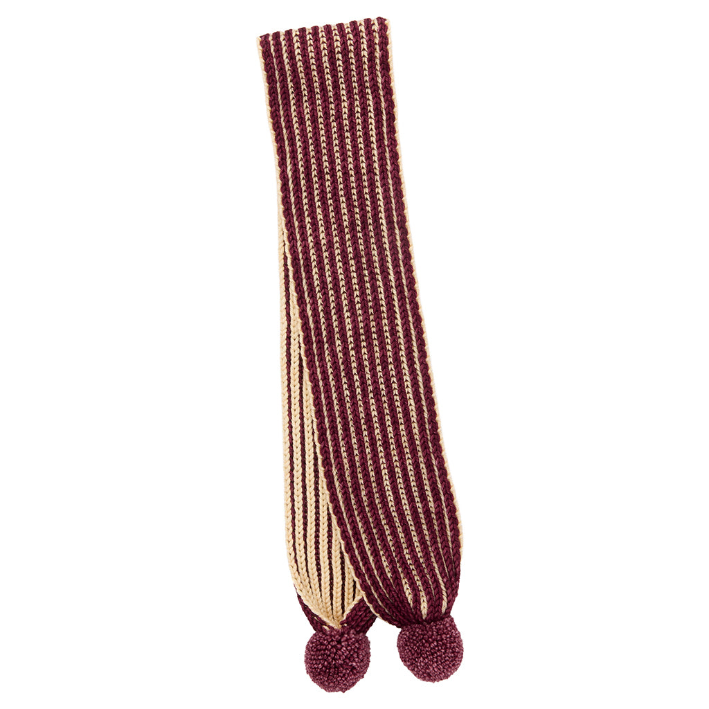 Misha & Puff Child Gloucester Scarf Cambridge Red