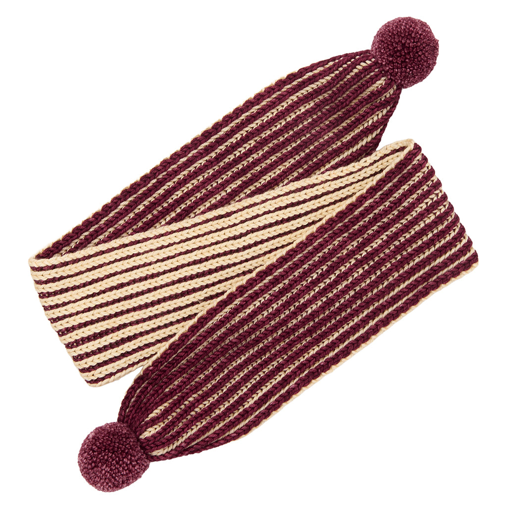 Misha &amp; Puff Child Gloucester Scarf Cambridge Red
