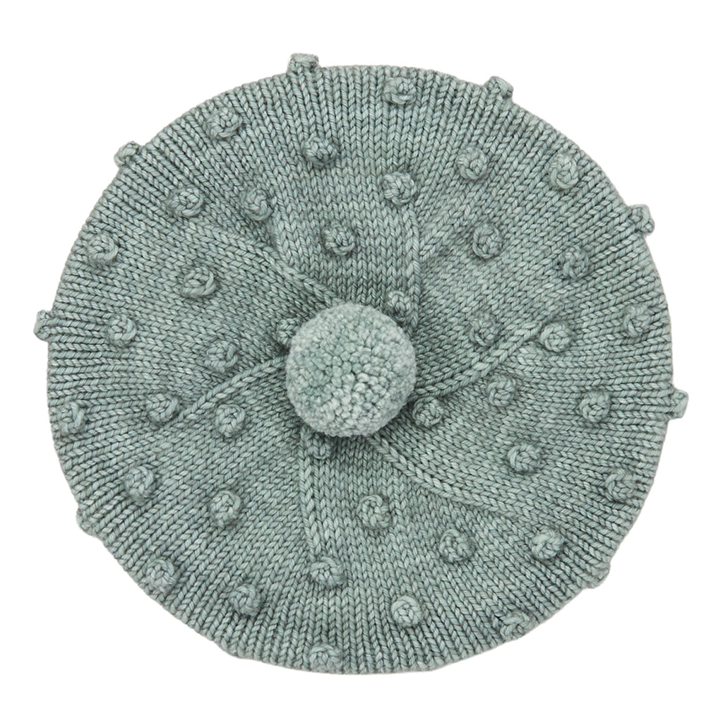 Misha &amp; Puff Child Popcorn Beret Hat Onsen Blue