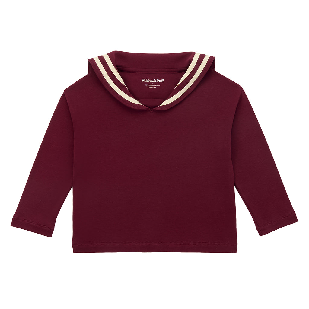 Misha &amp; Puff Child Sailor T-shirt Cambridge Red
