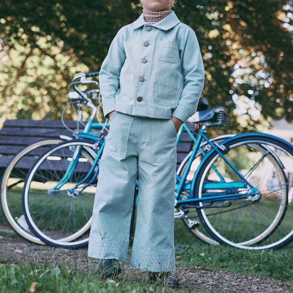 Misha & Puff Child Little Paths Kickstand Pants Onsen Blue