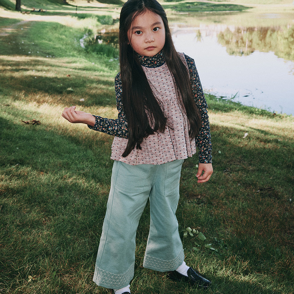 Misha & Puff Child Little Paths Kickstand Pants Onsen Blue