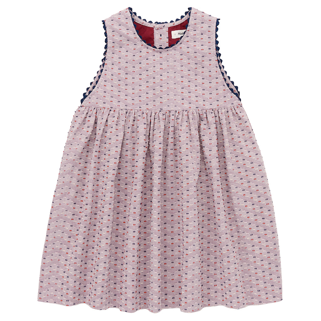 Misha &amp; Puff Child Mimi Dress Cambridge Red Celebration