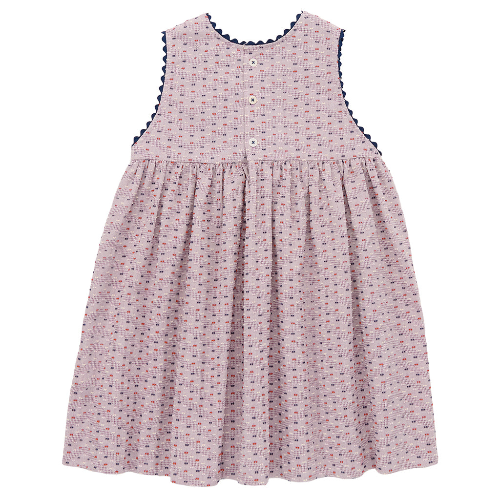Misha & Puff Child Mimi Dress Cambridge Red Celebration