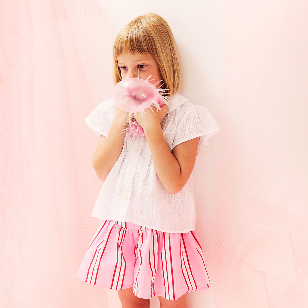 Morley Child Scooby Shorts Pink Stripes