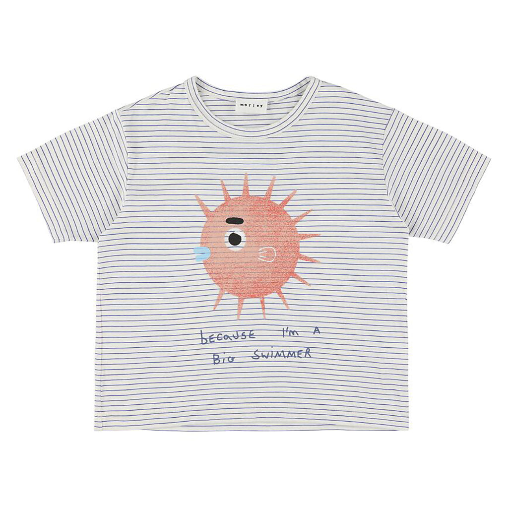 Morley Child Vem T-Shirt Cream Stripes
