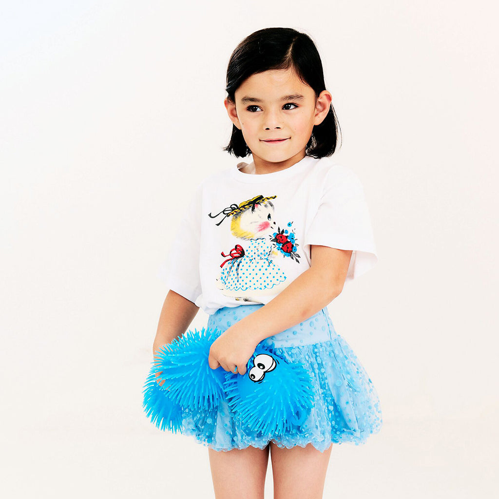 Morley Child Warsaw T-Shirt Rudy Cat Print White