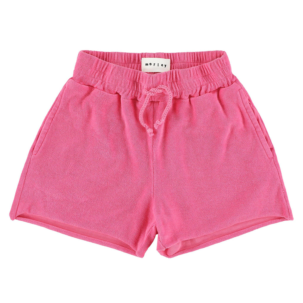 Morley Child Whisper Shorts Terry Cosmos Pink