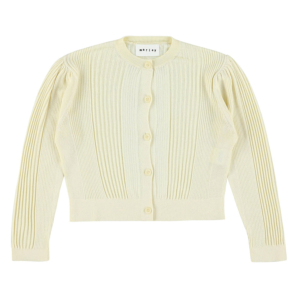 Morley Child Wine Cardigan Shiny Cream