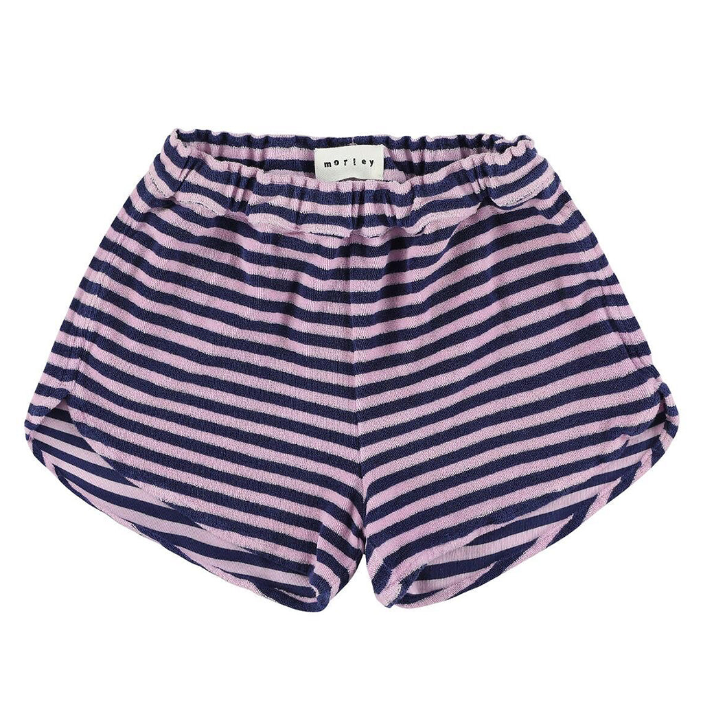 Morley Child Wu Shorts Terry Candy Pink Stripes