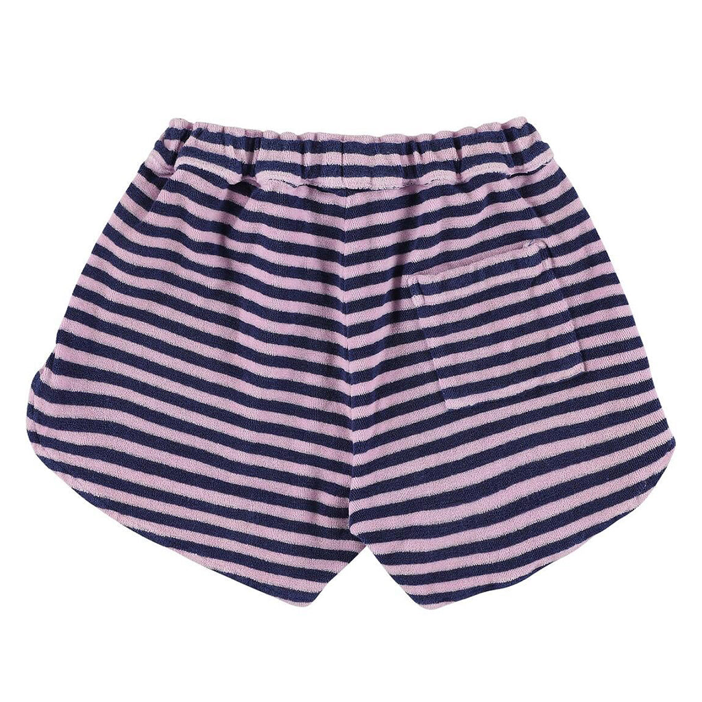 Morley Child Wu Shorts Terry Candy Pink Stripes