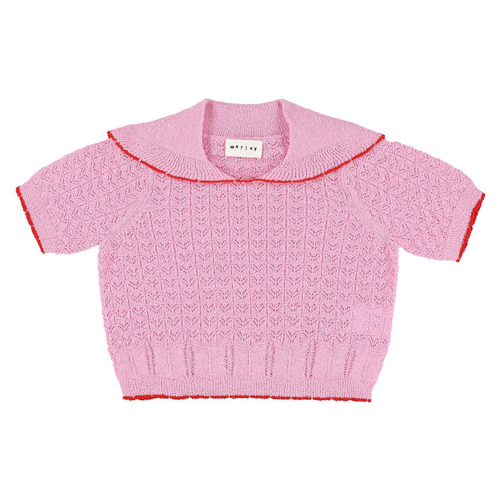 Morley Child Xango Knit T-shirt Soft Candy Pink