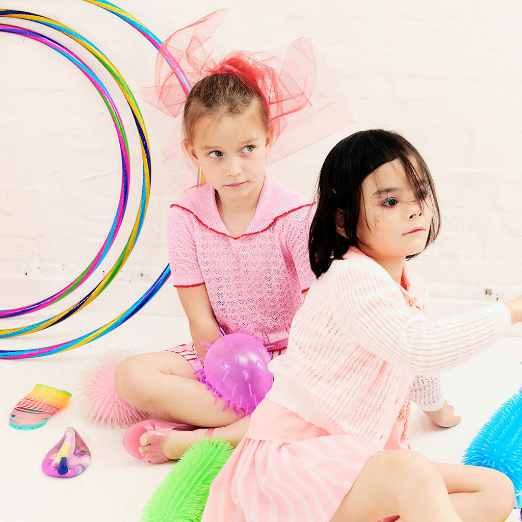 Morley Child Xango Knit T-shirt Soft Candy Pink