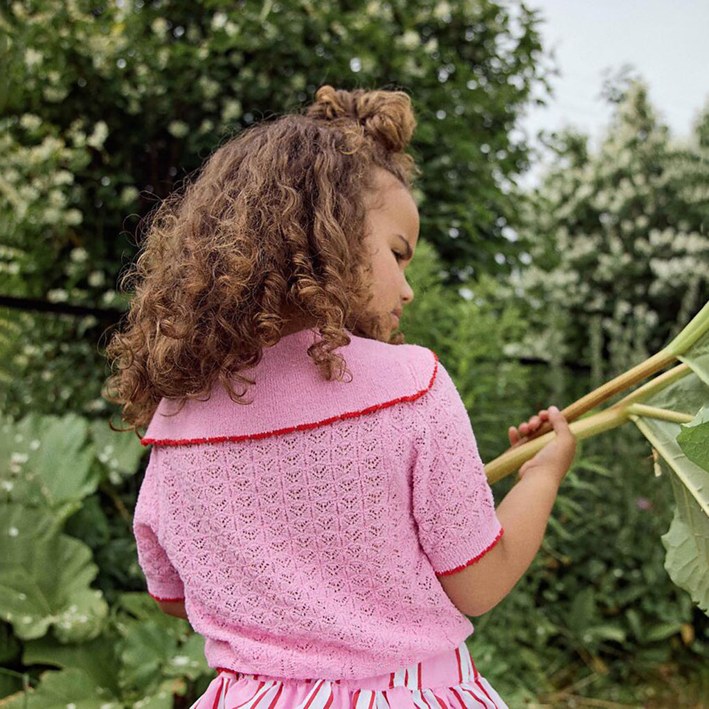 Morley Child Xango Knit T-shirt Soft Candy Pink