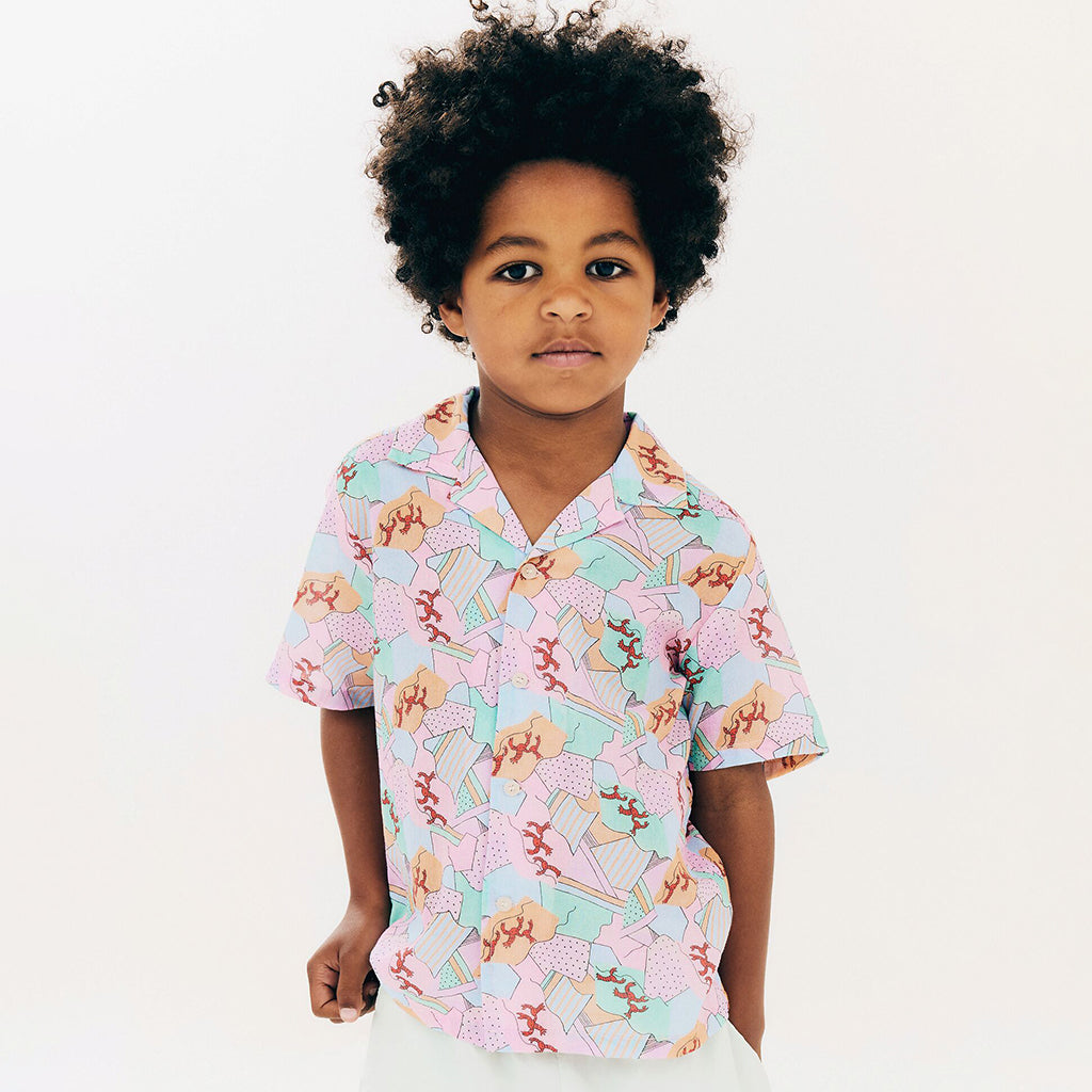 Morley Child Xavia Shirt Multicolour Crab Print