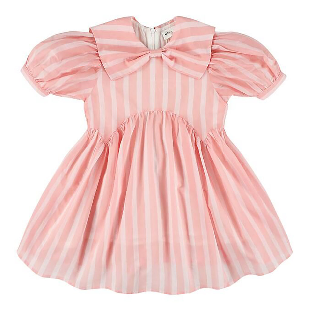 Morley Child Xilomena Bow Dress Pink Stripes