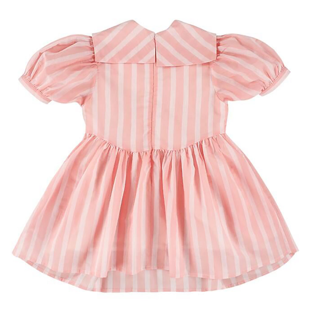 Morley Child Xilomena Bow Dress Pink Stripes