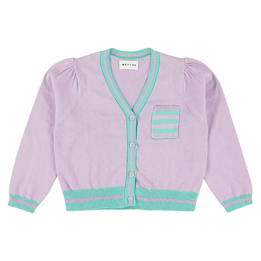 Morley Child Xothy Cardigan Lilac Purple